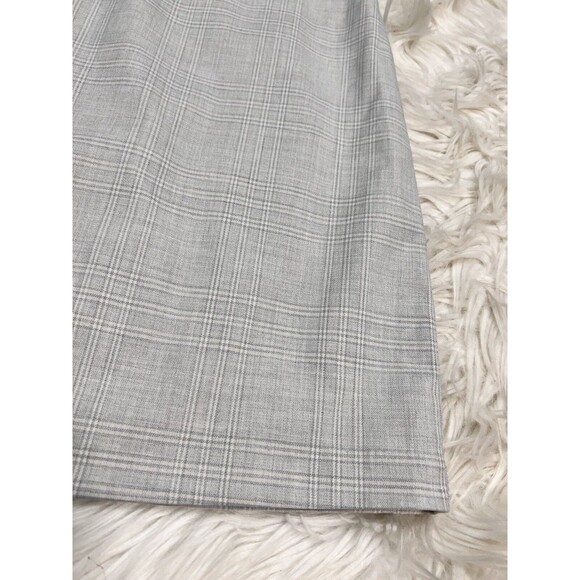 Rachel Zoe Womens Gray Plaid Mini Skirt Light Gray Fully Lined Skirt NWOT SZ XS - Picture 6 of 11